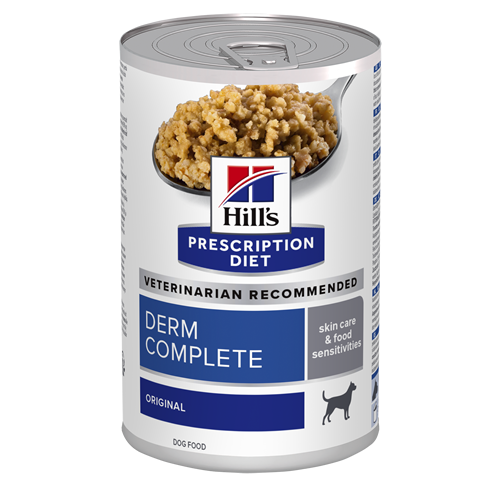 Prescription Diet Derm Complete Adult Wet Dog Food preview image