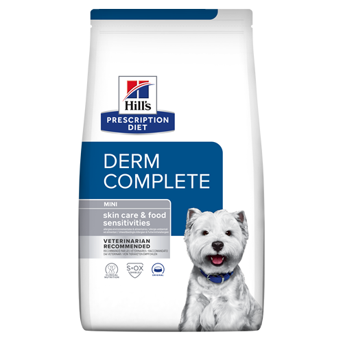 Prescription Diet Derm Complete Adult Mini Dog Food preview image